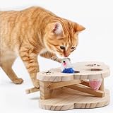 猫の下僕 猫 おもちゃ もぐらたたき 知育玩具 一人遊び ねずみ 木製 【日本ブランド】