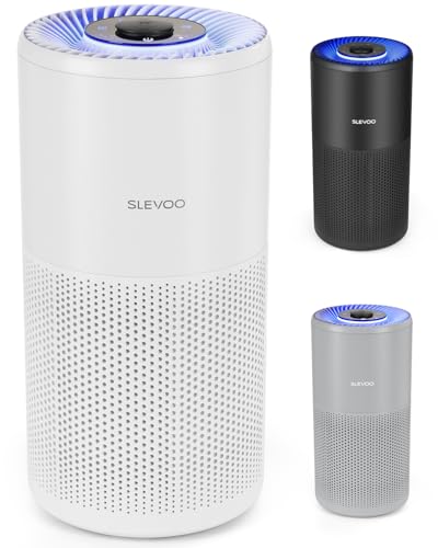 Luftreiniger für große Räume bis zu 102 m² ideal für Schlafzimmer in nur 1 Stunde, H13 True HEPA Luftreiniger reduziert effektiv 99,97% Rauch,...