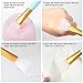 Boao 12 Pieces Silicone Face Mask Brushes, Soft Silicone Facial Mud Mask Applicator Brush for Sleeping Mask, Mud Mask, Hairless Body Lotion and Body Butter Beauty Tools