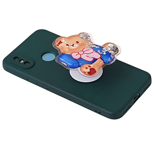 Image of Cute Anime Mobile Holder Grip Stand for Phones Selfie Holder for Smartphones, Designed for Kids and Teens. [ Gel Inside ]-(Model - Bear with Bow)