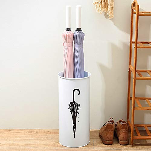 Porte-parapluie métal blanc pour garder votre entrée sèche et propre - 4