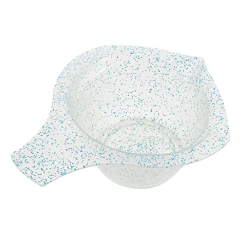 VICASKY Bol de Teinture Professionnel Transparent Mat pour Salon Bol Mélangeur de Couleur Pratique pour Coloration et Soins Capillaires