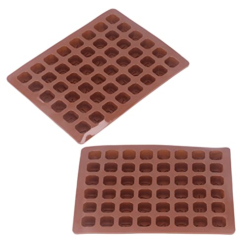 Molde de chocolate, molde de silicone com 48 furos multifuncional, 3 peças para festa para biscoitos