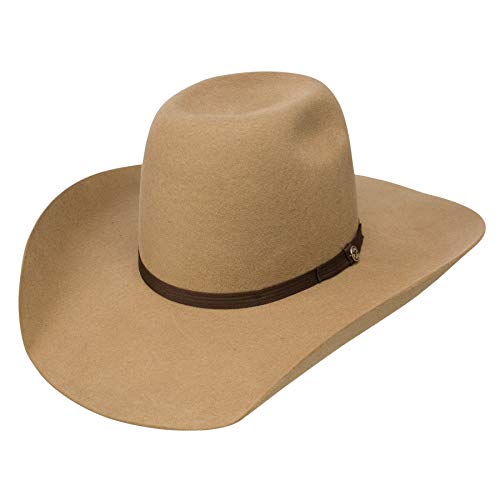 Resistol Men's Hooey by Day Money 4X Cowboy Hat Pecan 7 1/4