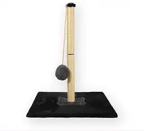 Arranhador Poste Gatos Brinquedo Grande Com Sisal Cinza