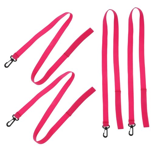 Toyvian 4 Piezas Cinturón Anti-perdida Correa Segura Escapar Soga Puerta De Calesa Pequeño Asiento Cerraduras Enlace Enchufar A Prueba De Caminantes De Pie El Plastico Rosa
