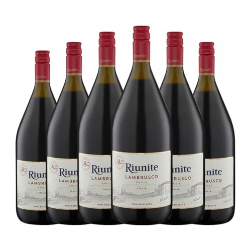 Riunite Rosso Lambrusco Emilia Romagna Botella Magnum 1,5 L Vino tinto (Caja de 6 Botella Magnum de 1,5 L)