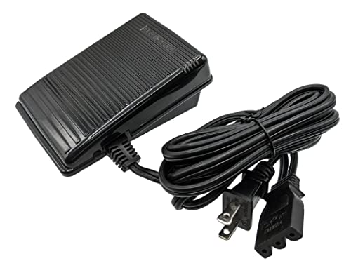 Singer Sewing Machine Foot Pedal Replacement By Enduro – Variable Speed Foot Operated Control Pedal For Domestic And Imported Sewing Machines #TOP2