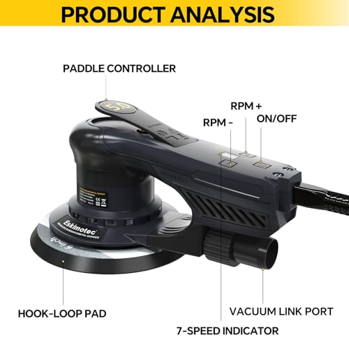 Eskimotec 5mm Brushless Orbital Sander