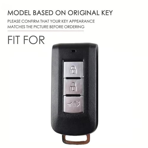 Coque de clé Mitsubishi Outlander Lancer ASX étui protection télécommande - 2