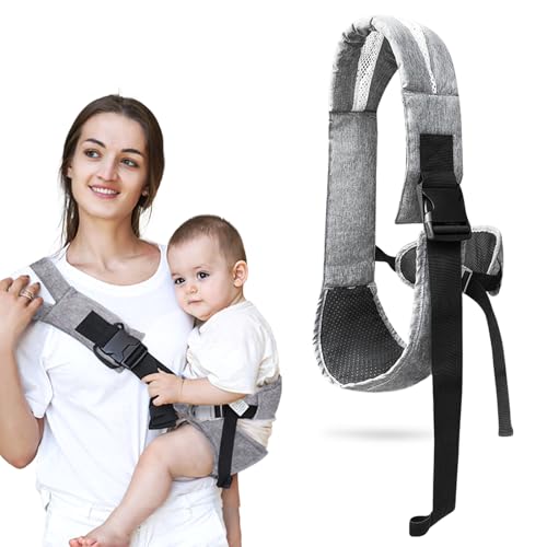 Kindertrage Seitlich Babytragetuch Trage Baby mit Rutschfestem Hüftsitz Tragetuch Kleinkind Hüfttrage Kleinkindtrage Ergonomischer Tragehilfe, Babytrage ab Bis 3-36 Monate (2-20 kg) - Grau Kindertrage Seitlich Babytragetuch Trage Baby mit Rutschfestem Hüftsitz Tragetuch Kleinkind Hüfttrage Kleinkindtrage Ergonomischer Tragehilfe, Babytrage ab Bis 3-36 Monate (2-20 kg) - Grau