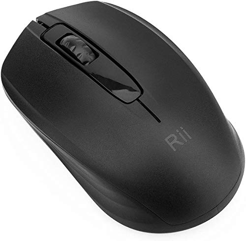 Image of Rii 10-Pack Wireless Mouse,2.4G Portable Computer Mice for PC, Laptop, Windows,Office Included Wireless USB dongle (Black)