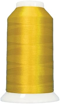 Superior Threads Magnifico 2-Ply 40 Weight Trilobal Polyester Sewing Thread Cone - 3,000 Yards #2066 Artisans Gold