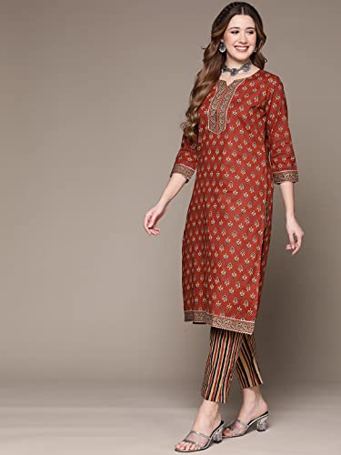Image of anubhutee Women's Cotton Kurta set