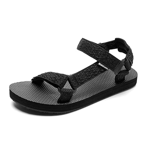 WateLves Damen Sandalen Sandaletten Bequem Sommerschuhe Klassische Gewebtes Band