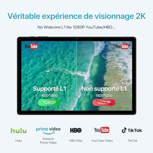 Umidigi A13 Tab Tablet 10.51 Pollici 2K Fhd Lcd, 16GB Ram +128GB Rom, Tablet Con Sim Slot, 4 Altoparlanti Stereo, Batteria 7500Mah, Dual Sim 4G Lte & Gps & Wifi & Bluetooth, Widevine L1 - 3