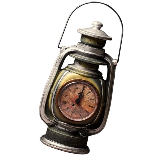 Reloj de mesa retro de resina para solucionar espacios vacios 2