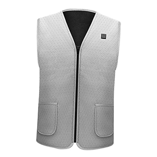 Image of Enakshi Mens Electric Heating Vest Winter Warm Up Jacket Battery Heated Coats L|Clothing, Shoes & Accessories | Mens Clothing | Coats & Jackets