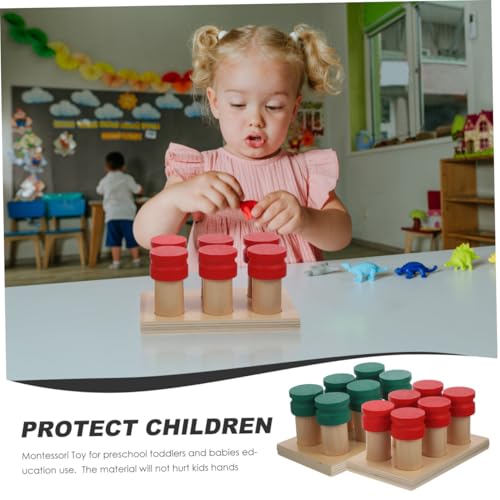 Jouet Parfumé pour Bébé Montessori POPETPOP en Bois Boîte Sensorielle Éveil - 3