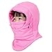Azarxis Cagoule Enfant Cache Cou Bonnet Enfant Chapeau Ski Écharpe Hiver Balaclava Chaude Tour de Cou Cache Oreilles pour Garçon Fille Sport Snowboard (Rose pêche)