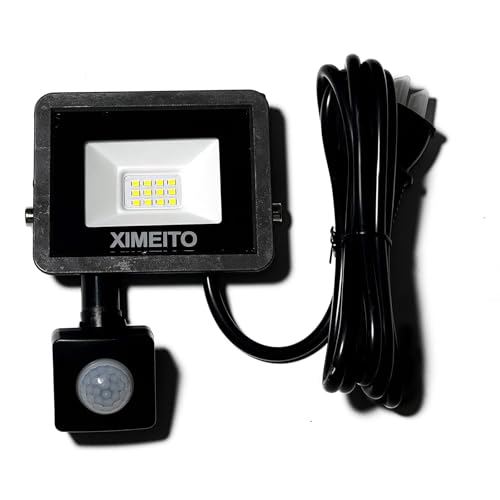 led ライト 10w 昼白色 1200LM 6500K 1.8コード IP66防水 日本語取扱説明書