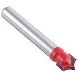 V-Nutfräser-Bit, 6mm Schaft 3D CNC Gravur Schaftfräser, V Nut Nadelspitze Fräser, Formfräsen Holzschneider Messer, CNC Fräser Bit Graviermaschine Werkzeug, 8mm