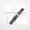 Berfine 22mm Quick Release Retro Leather Watch Band,Vintage Pull-up Leather Watch Strap, Black #5