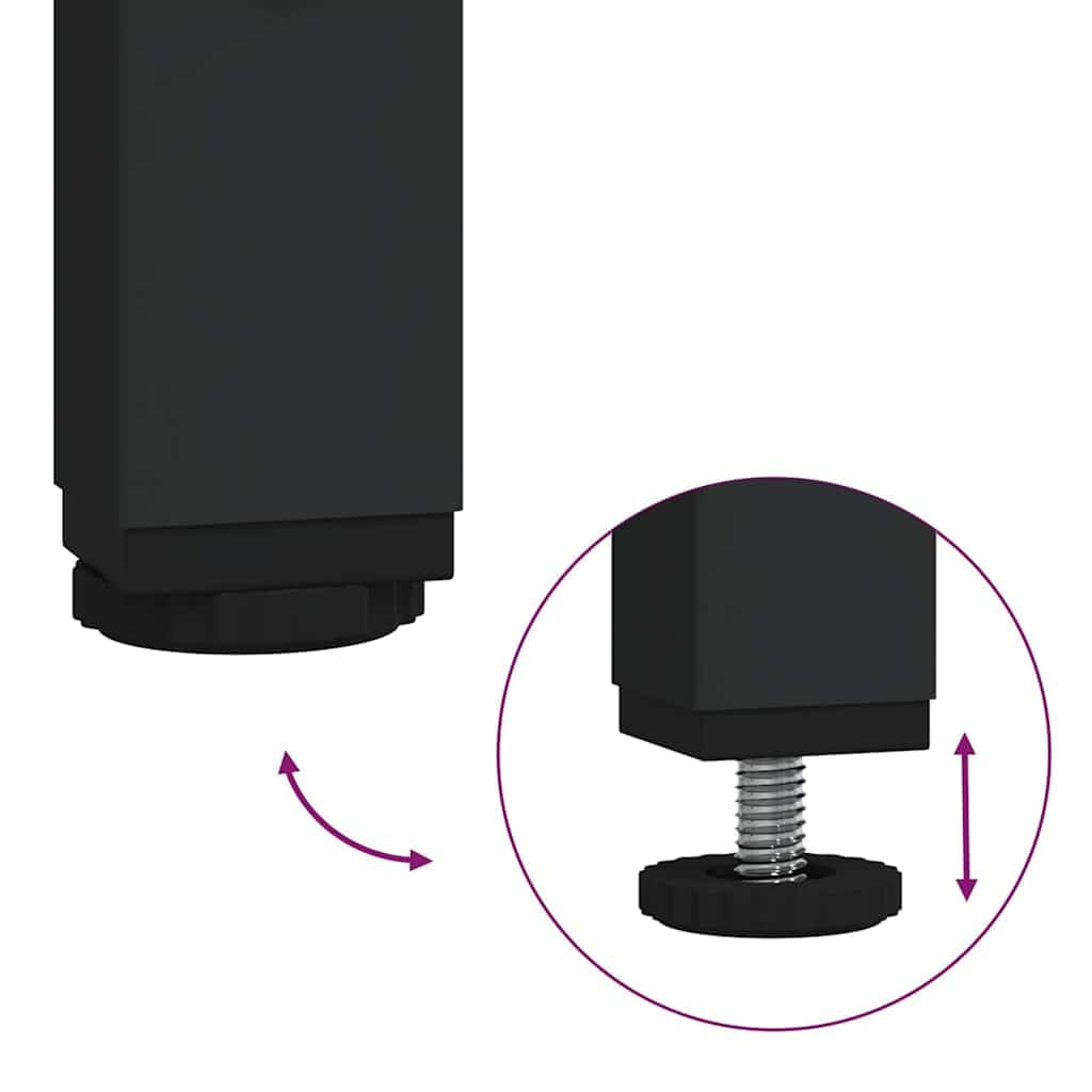 Juego de mesa auxiliar Artisan de roble negro con estante, 2 piezas, mesa auxiliar, mesa de centro para salón, dormitorio, pasillo y vestíbulo
