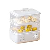 Vaporera eléctrica de 220V, olla caliente eléctrica multifuncional para el hogar, olla arrocera, sincronización ajustable de 10L