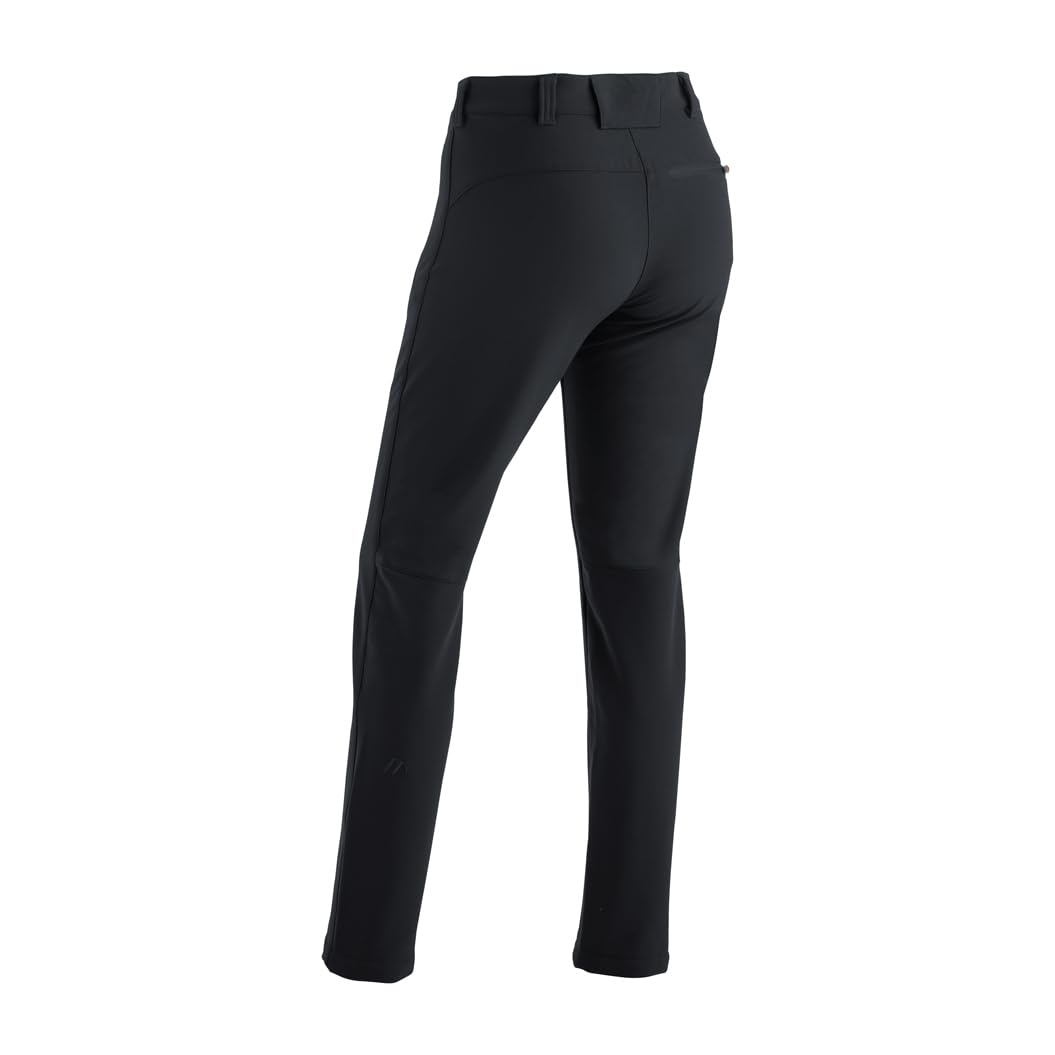 Maier Sports Helga Slim, Warme Damen Wanderhose, Wasserabweisende Outdoorhose für Trekking & Hiking, Enganliegender Schnitt, PFC-frei, mSTRETCH pro 2 & Dryprotec-Technologie