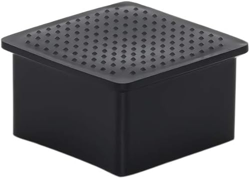 Miniatura 163 de Flyshop 8 tapas para patas de sillas de patio, de PVC, protectores de suelo cuadrados para patas de silla, fundas cuadradas para muebles, 3/4 PVC