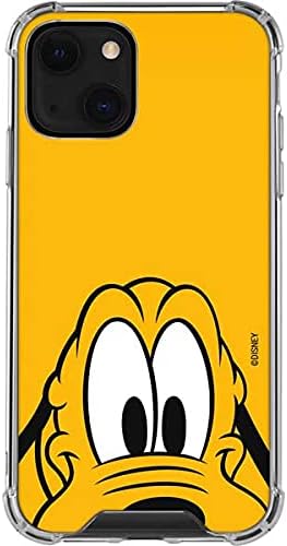 Skinit Clear Phone Case Compatible with iPhone 13 - Officially Licensed Disney Friends Pluto Up Close Design