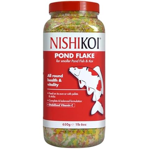 Nishikoi 650g Flake Food for Pond Fish Cover