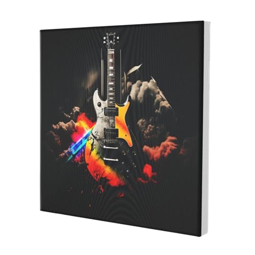Toile murale rock encadrée haute définition format carré 40cm - 2