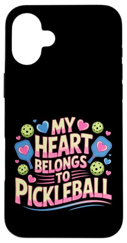 My Heart Belongs To Pickleball �p�h���v���[���[ - �X�}�z�P�[�X iPhone 16 Plus �p