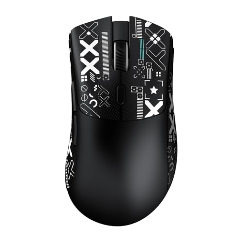 Image of ATTACK SHARK R1 Wireless Gaming Mouse,59g Lightweight Tri-mode BT5.2 /2.4GHz /Wired Computer Mouse, PixArt PAW3311 18K DPI Optical Sensor,Programmable Buttons,Long Battery Life Mice for PC /Mac(Black)