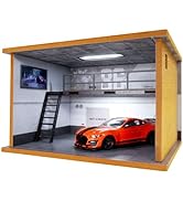 Amazon.com: cxiiuui 1/24 Scale Display Case Diecast Parking Garage