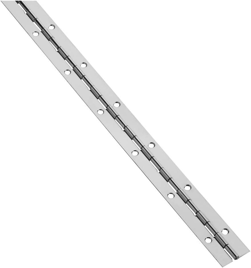 National Hardware N148-379 V570 Continuous Hinge in Nickel,1-1/16 x 48