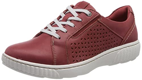 Clarks Caroline Ella, Zapatillas Mujer, Cherry Red, 42 EU