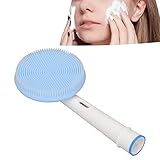 Facial Cleansing Brush Replacement Head,Silicone Electric Face Scrubber Replacement Head for Exfoliating Skin Care,Electric Exfoliator Spinning Cleanser Device Replacement Head