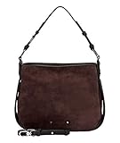 tasche veloursleder taupe Henkel & verstell-und abnehmbarer Tragegurt