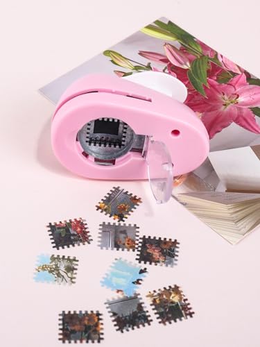 Image of IMPORTED Metal Stamp Punch for Arts Crafts Scrapbooking DIY Projects 2x1.5 cm(WITH FREE SCRAP SHEETS) Postage Stamp Shape Paper Cutter for Journaling, Greeting Cards, Photo Decoration