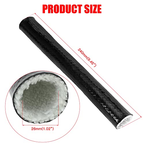 Grehua Upgrade Header Exhaust Pipe Kit With Heat Shield Protection For Predator 79Cc 3.0Hp 98Cc Coleman Powersport Ct100U Cc100X Go Kart Engine Mini Bike Motor Performance Parts #TOP2