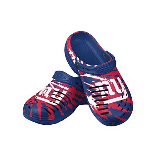 Image of FOCO Mens NFL Team Logo Tie-dye Garden Water Sandals Shoes Slipper Clogs with Strap