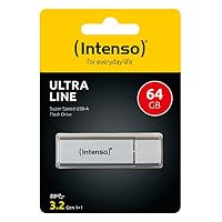 Intenso Ultra Line, 64GB Speicherstick, USB 3.2 Gen 1x1, silber – Ansicht 5