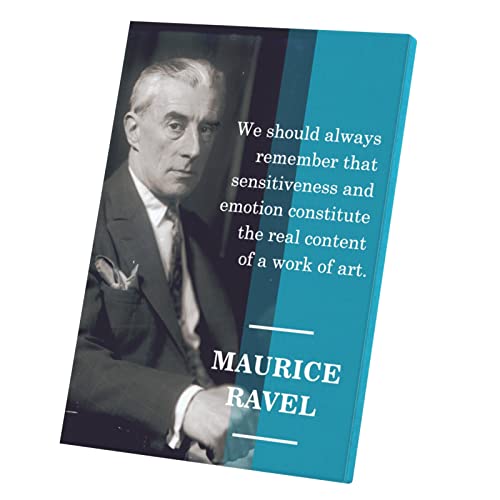 Affiche poster Maurice Ravel, une toile inspirante pour la décoration du salon