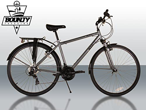 Bounty Country Hybrid Bike - Leichter Alu-Rahmen, 18-Gang-Shimano-Schaltung, Zoom-Federgabel - perfekt für Radsportbegeisterte