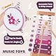 BUYGER Musikinstrumente für Kinder aus Holz ab 1 Jahre, mit Xylophon Schlagzeug, Baby Percussion Instrumente, Montessori Spielzeug Holzspielzeug, Geschenk für Kinder Mädchen 1-3 Jahre