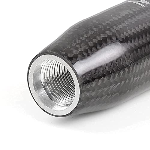 Muge Racing Universal Carbon Fiber Long Shift Knob 130Mm Automatic/Manual Gear Shift Knob For Most Vehicles With 3 Adapters #TOP3
