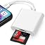 White - 2 in 1 Memory Card Reader
